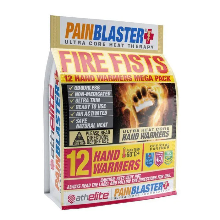 Pain Blaster Fire Fists 10 Hand Warmers Mega Pack.