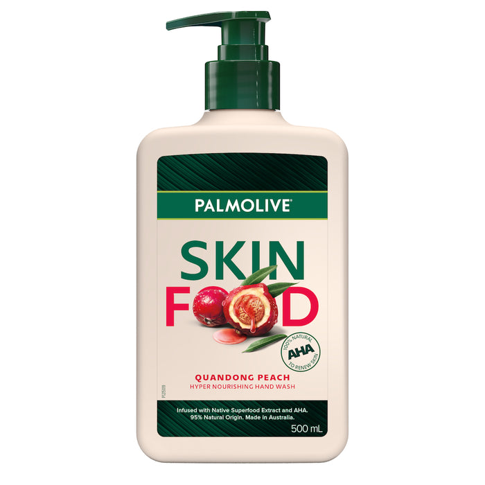 Palmolive Skin Food Hyper Nourishing Hand Wash Quandong Peach 500ml