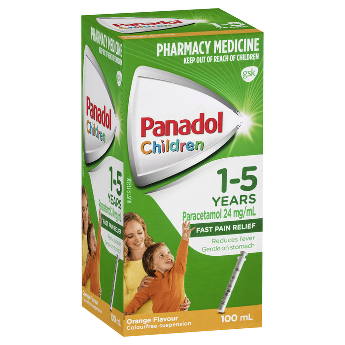 Panadol Children's 1-5 Years Orange 100ml