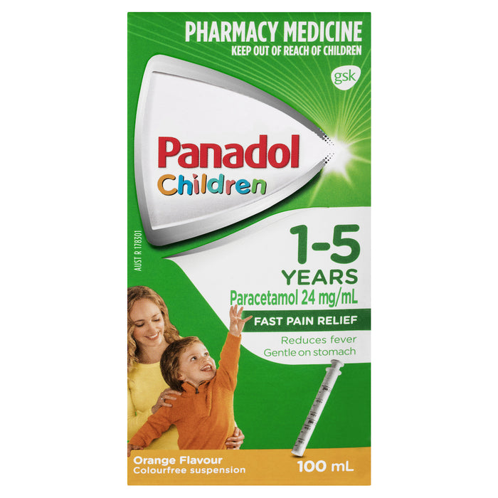 Panadol Children's 1-5 Years Orange 100ml