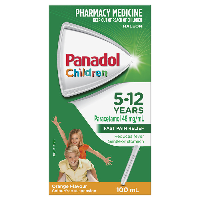 Panadol Children's 5-12 Years Orange 100ml