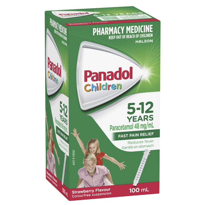 Panadol Children's 5-12 Years Strawberry 100ml