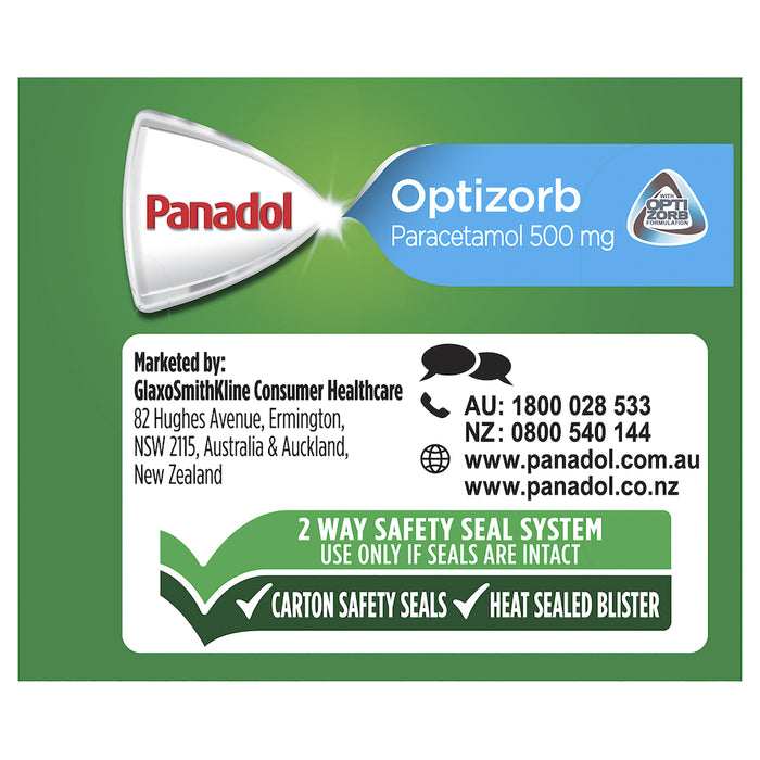 Panadol Optizorb 片 100