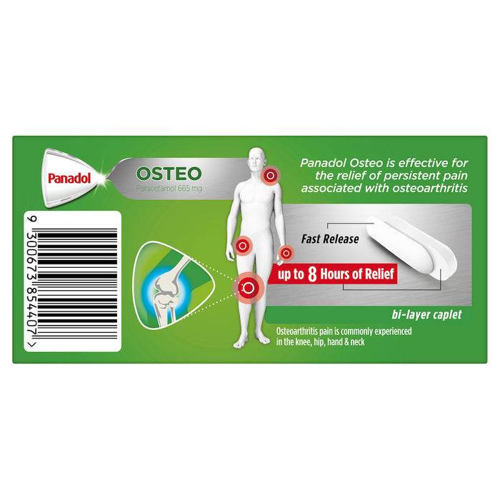 Panadol Osteo 665mg Caplets 96