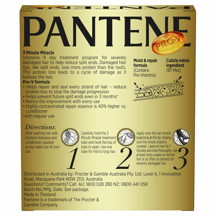 Pantene 3 Minute Miracle 15ml x 3