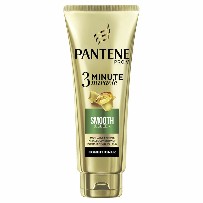 Pantene Pro V 3 Minute Miracle Smooth Sleek Conditoner 180ml