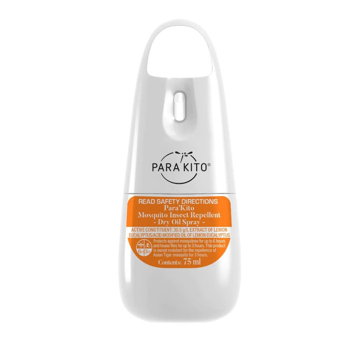 Parakito Mosquito Insect Repellent Dry Oil Spray 75ml