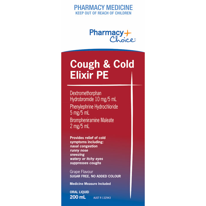 PC Cough & Cold Elixir PE 200ml