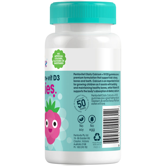 Pentavite Cal + Vit D3 Kids Gummies 60