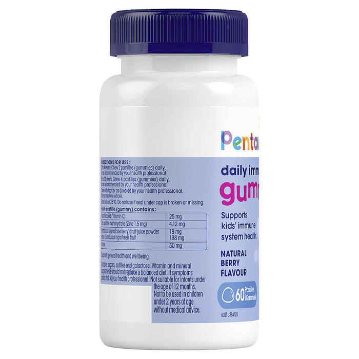 Pentavite Immune Support Daily Kids Gummies 60