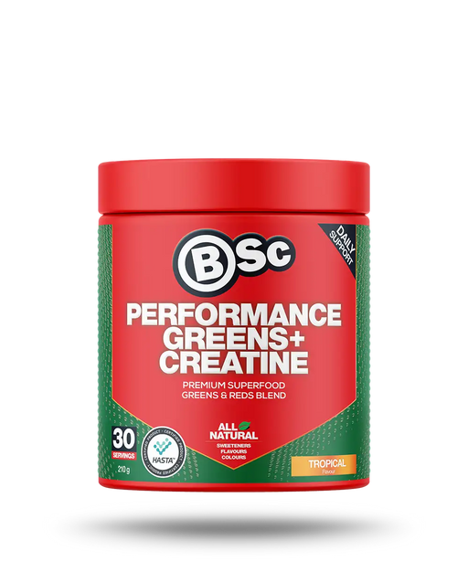 BSc Performance Greens + Creatine Tropical 210g.