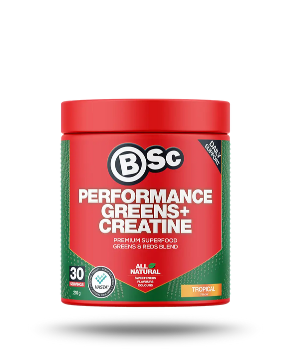 BSc Performance Greens + Creatine Tropical 210g.