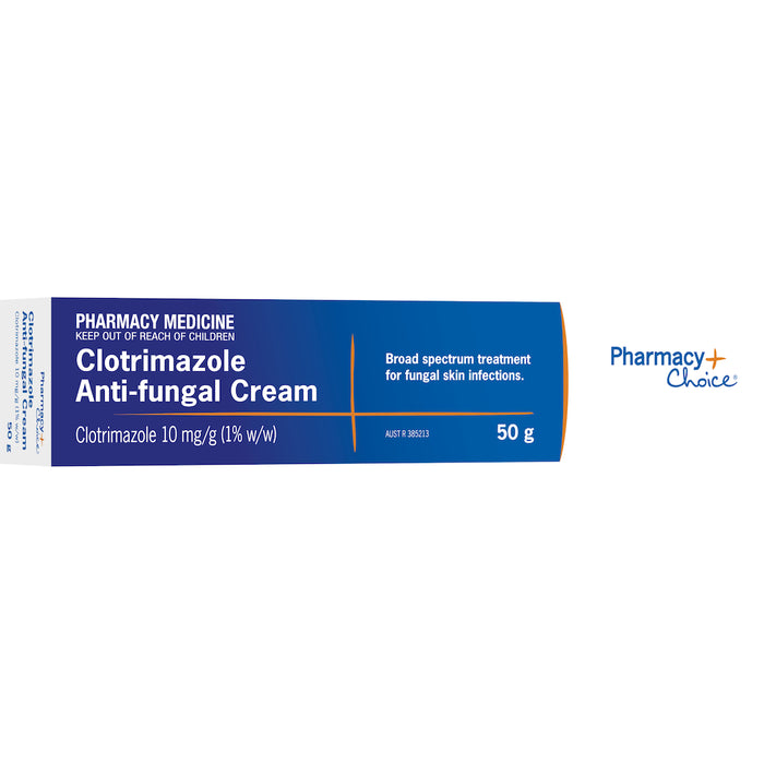 Pharmacy Choice Clotrimazole Antifungal Cream 50g