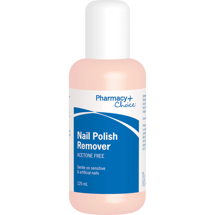 Pharmacy Choice Nail Polish Remover 125mL