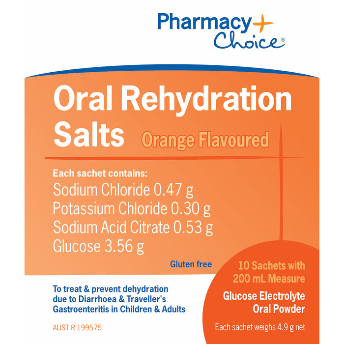 Pharmacy Choice Oral Rehydration Salts Sachet 10