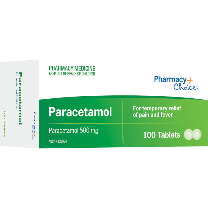 Pharmacy Choice Paracetamol 100 Tablets