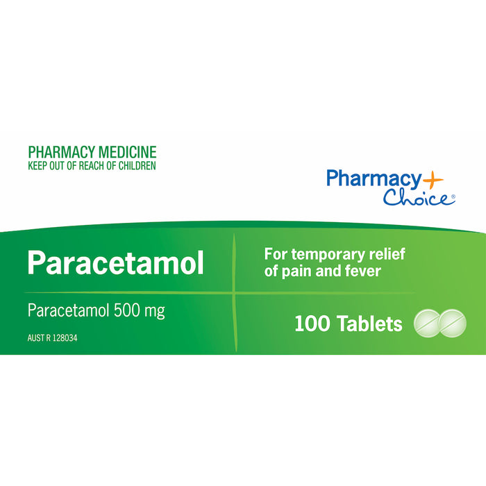 Pharmacy Choice Paracetamol 100 Tablets