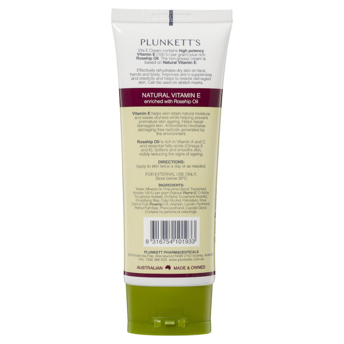 Plunkett Vitamin E Cream 100g