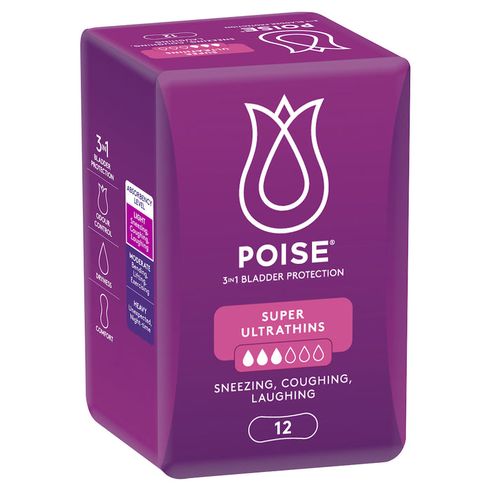 Poise Active Ultrathins Super 12