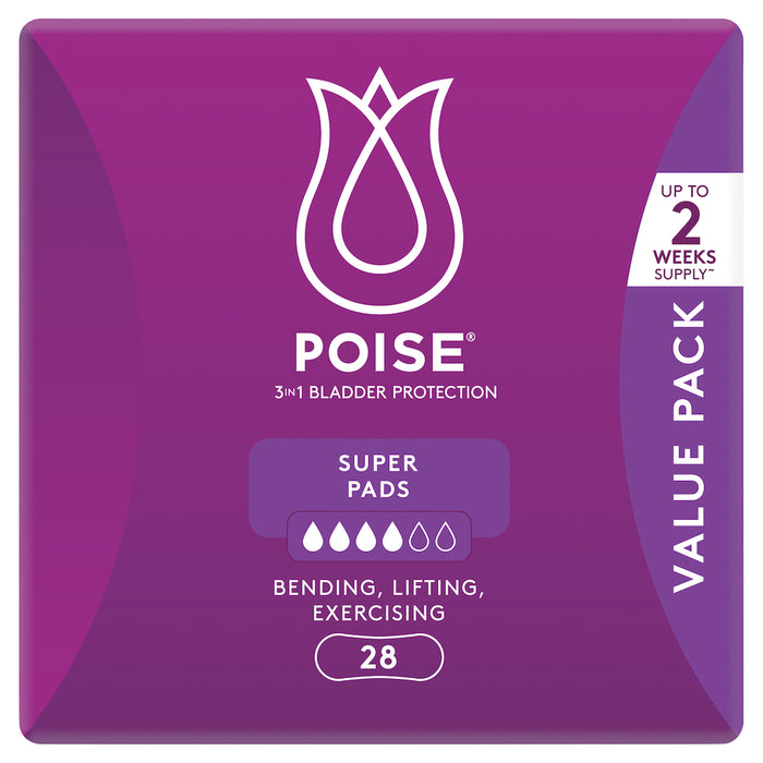 Poise Pads Super Value Pack 28