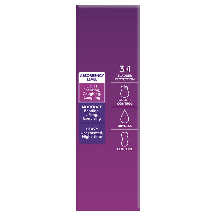 Poise Panty Liners Extra Long 22