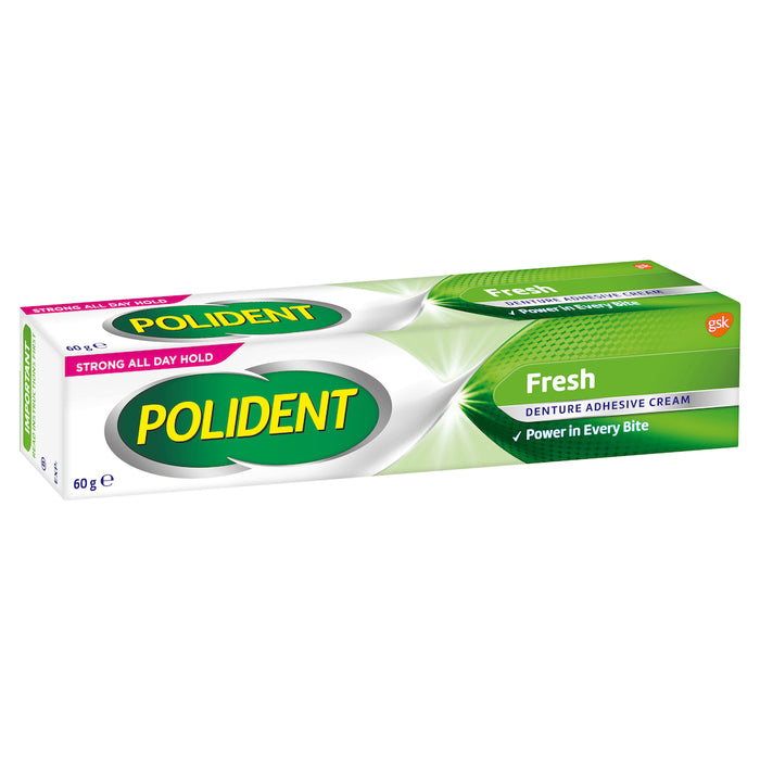 Polident Denture Adhesive Freshmint 60g