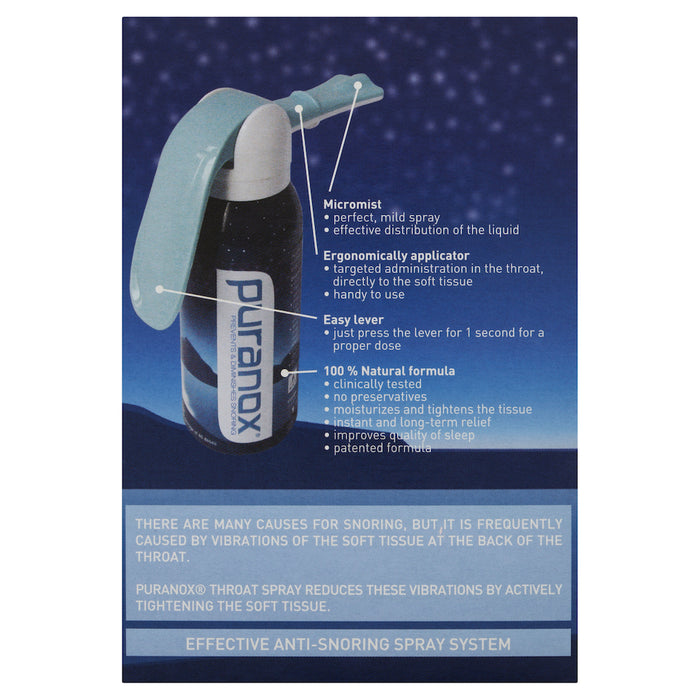 Puranox Anti Snoring Spray 45ml