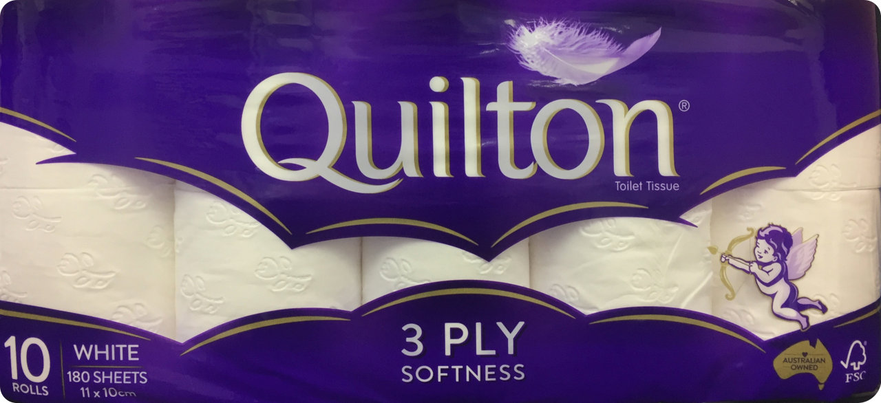 Quilton Toliet Paper 3ply 10 Pack