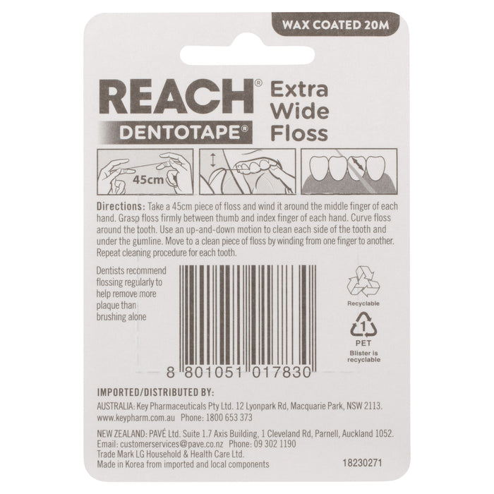 Reach Dentotape Floss Wax 20m