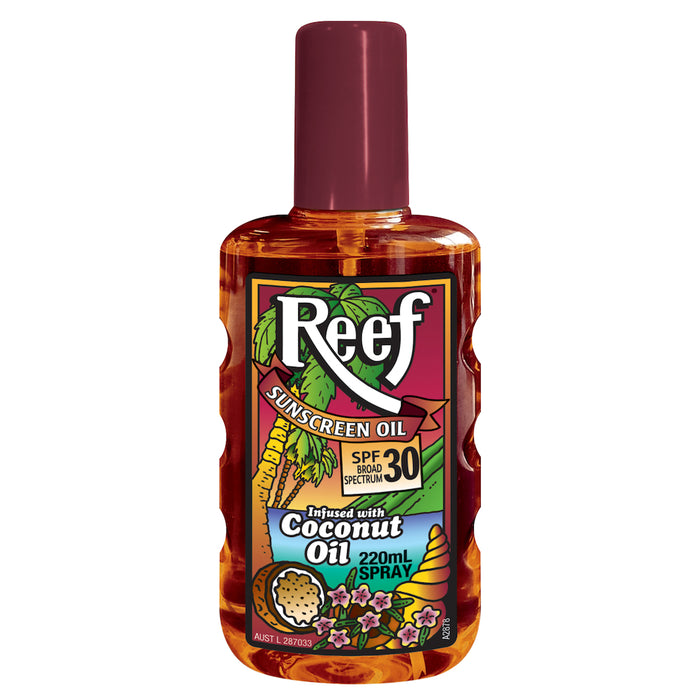 Reef Coconut Oil Moisturising Oil Spray SPF30+ 220ml