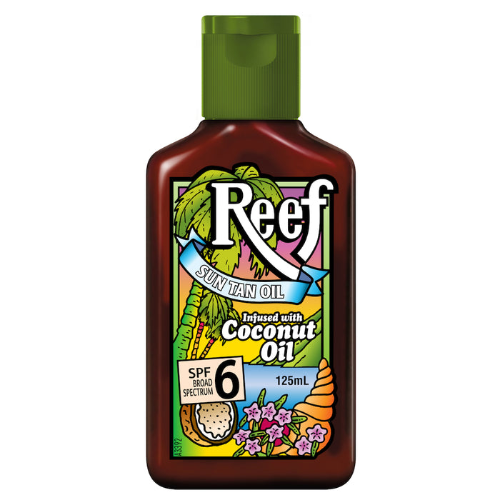 Reef Deep Sun Tan Oil Coconut SPF6 125ml