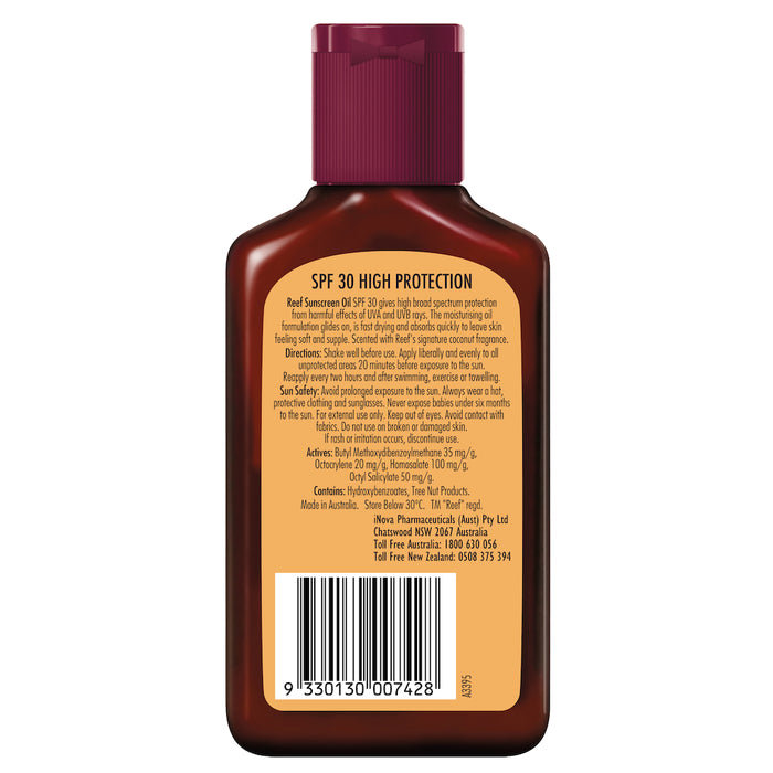 Reef Dry Sun Oil Coconut SPF30+ 125ml