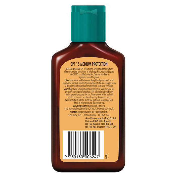 Reef Sun Tan Oil Coconut SPF15 125ml