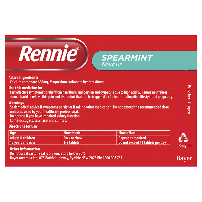 Rennie Tablets 48