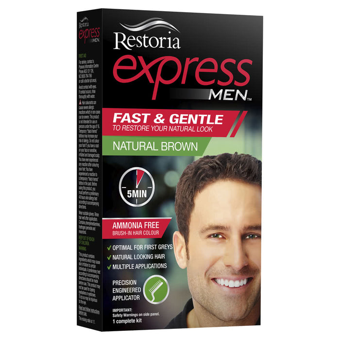 Restoria Express For Men Natural Brown