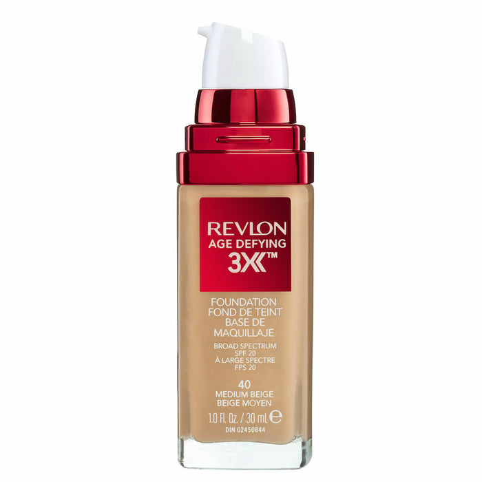 Revlon Age Defying 3x Foundation Medium Beige