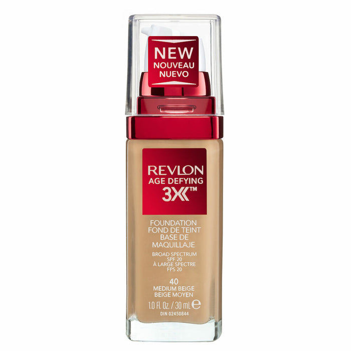 Revlon Age Defying 3x Foundation Medium Beige