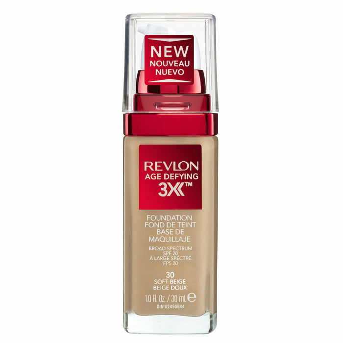 Revlon Age Defying 3x Foundation Soft Beige