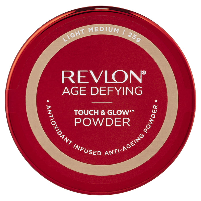 Revlon Age Defying Touch & Glow Powder Light Medium 25g