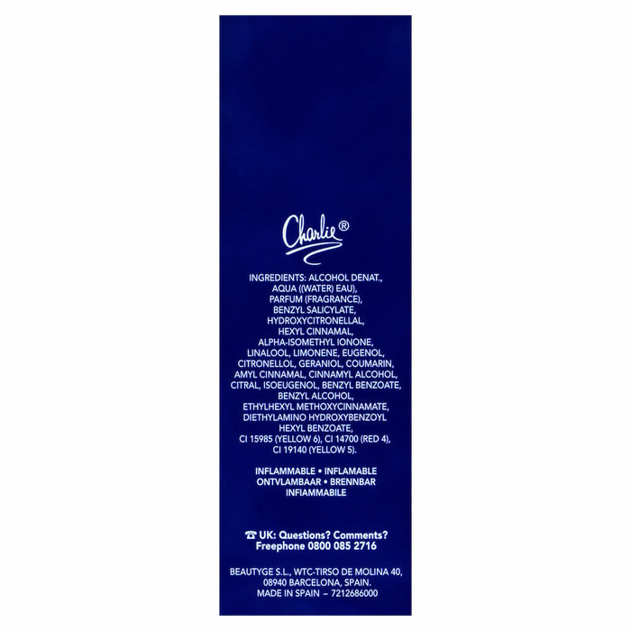 Revlon Charlie EDT Spray 100ml