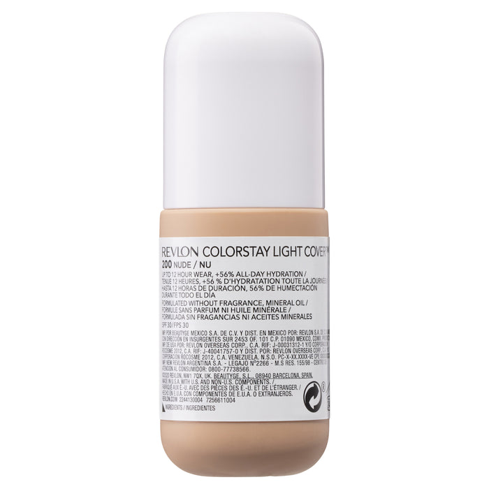 Revlon Colorstay Light Cover Foundation Nude