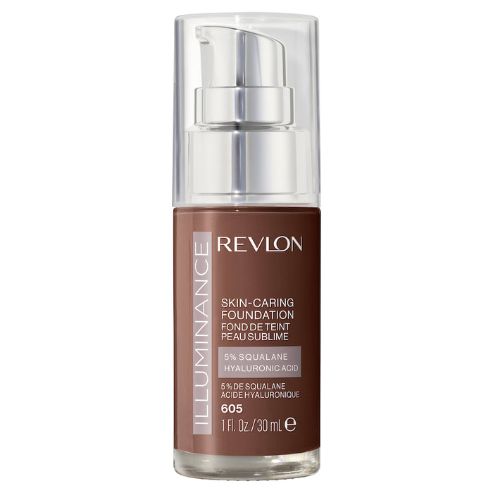 Revlon Illuminance Skin Caring Liquid Foundation 605 Rich Mahogany