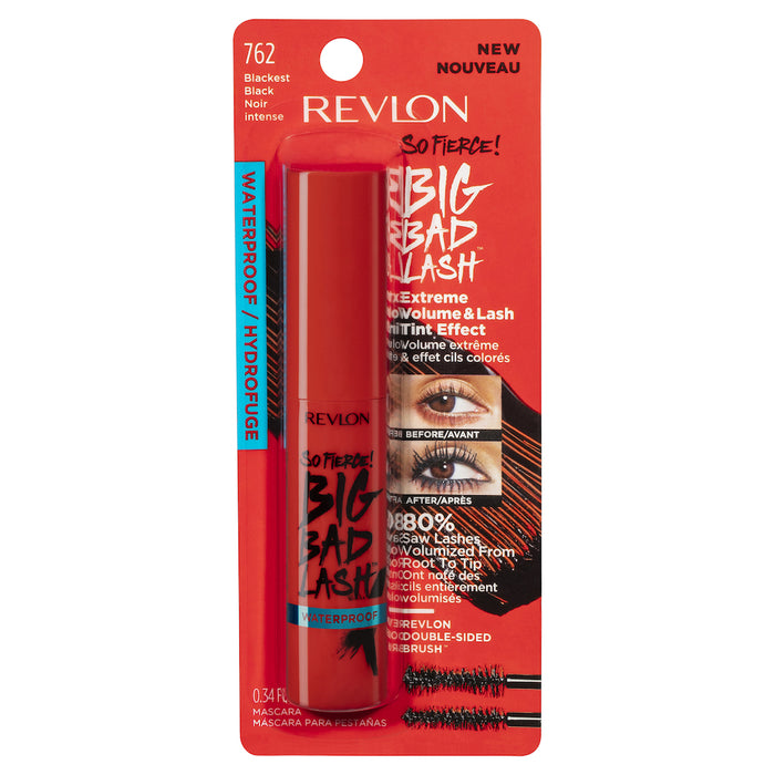 Revlon So Fierce Big Bad Lash Mascara Waterproof Blackest Black