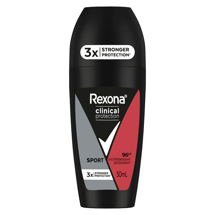 Rexona Antiperspirant Clinical Deodorant Roll On Men Sport 50ml