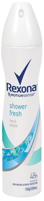 Rexona Women Antiperspirant Deodorant Aerosol Shower Fresh 250ml