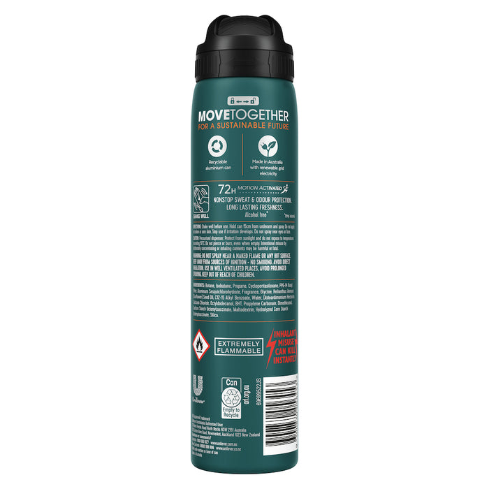 Rexona Men Antiperspirant Deodorant Aerosol Workout 220ml