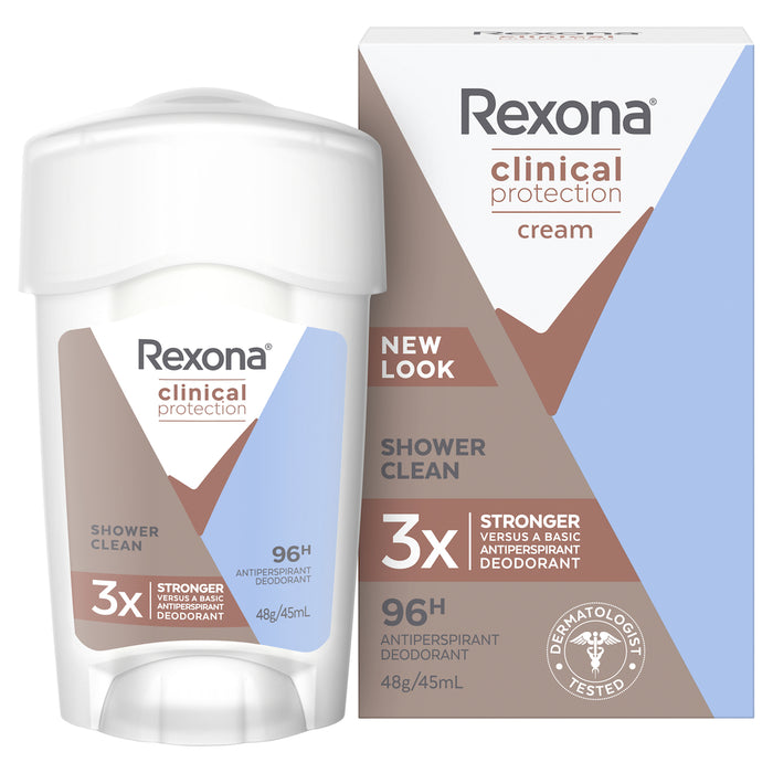 Rexona Women Antiperspirant Deodorant Clinical Shower Clean 45ml