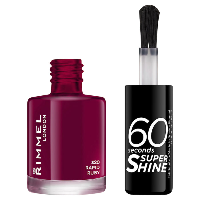 Rimmel 60 Seconds Nail Polish 320 Rapid Ruby