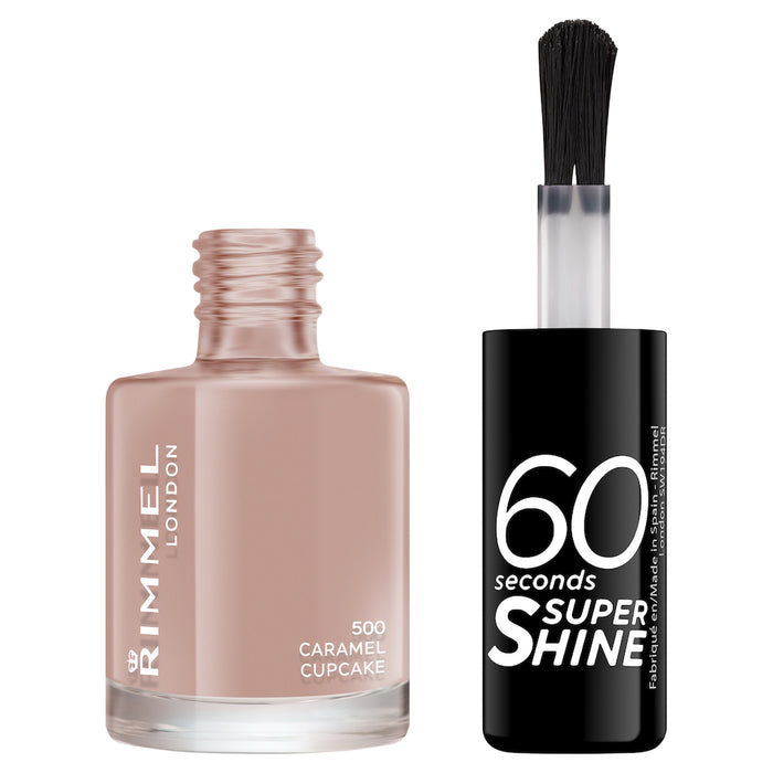 Rimmel 60 Seconds Nail Polish 500 Caramel Cupcake