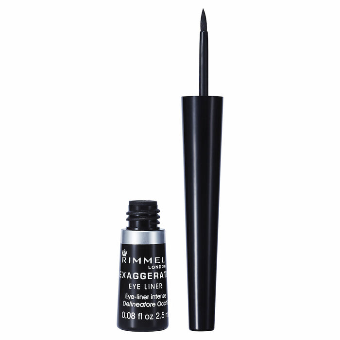 Rimmel Exaggerate Liquid Eye Liner 100% Black